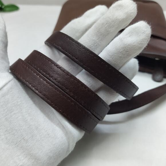 Coach Brown Leather Zipper Closure Crossbody Bag - Vintage Made in USA - Picture 5 of 14